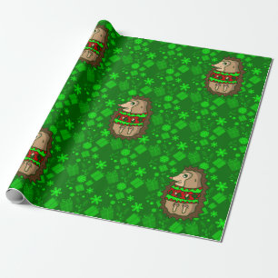 ful christmas sweater hedgehogs presentpapper