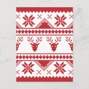 ful christmas sweater helg vykort