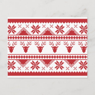 ful christmas sweater helg vykort