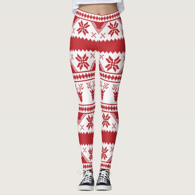 ful christmas sweater julafton leggings (Framsida)