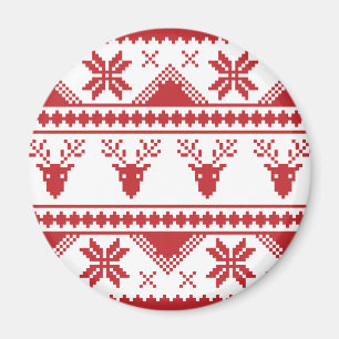 ful christmas sweater magnet
