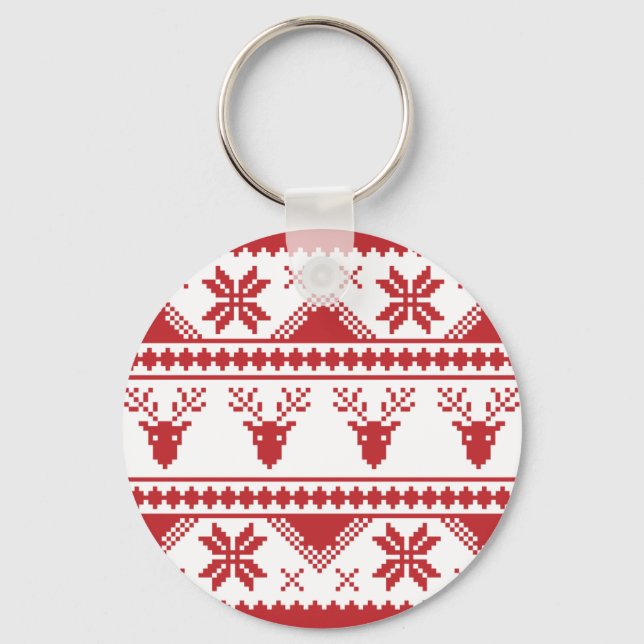 ful christmas sweater nyckelring (Framsida)