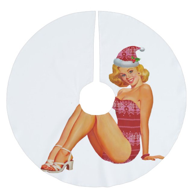 ful christmas sweater-stift julgransmatta borstad polyester (Framsidan)