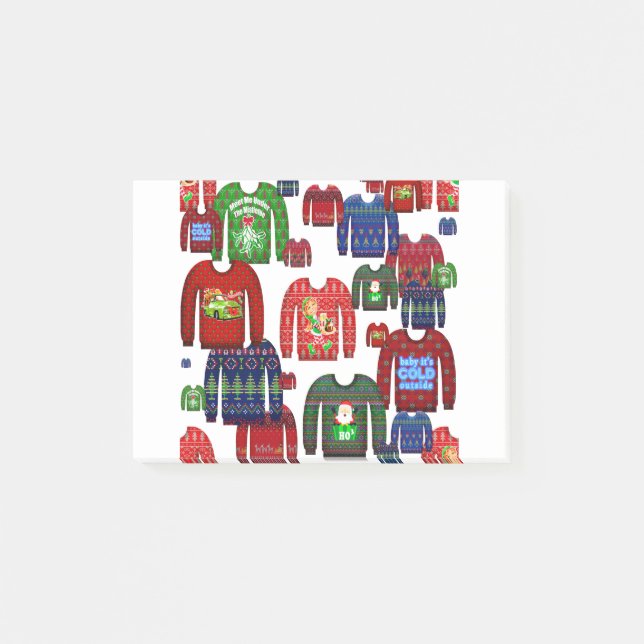 ful christmas sweaters post-it block (Framsida)