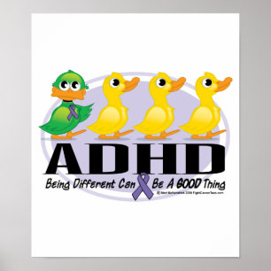 Ful Duckling för ADHD Poster