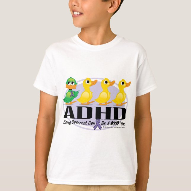 Ful Duckling för ADHD T-shirt (Framsida)