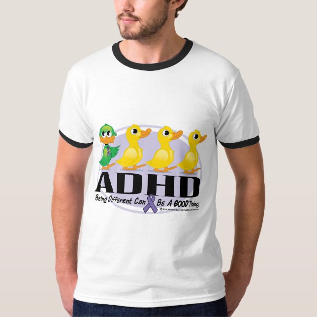 Ful Duckling för ADHD T-shirt (Framsida)