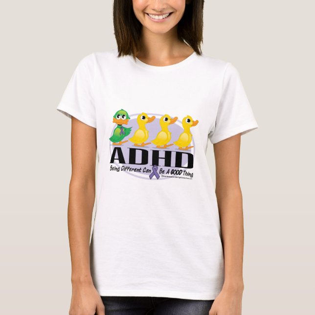 Ful Duckling för ADHD T-shirt (Framsida)