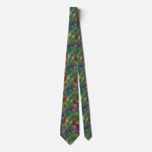 Ful grön paisley tie slips