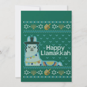 Ful Hanukkah Lama Llamakkah Inbjudningar