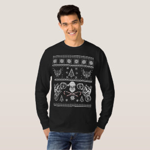Ful jul för bikermotorcykel tee
