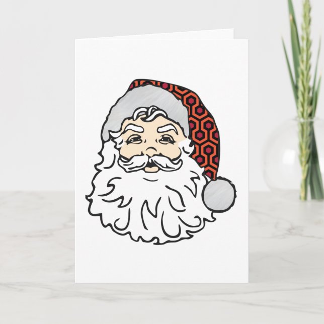 ful jul jultomte spöklik hotellmatta inbjudan (Framsida)