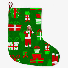 ful jul Marjorie Taylor Greene tomte Stor Julstrumpa