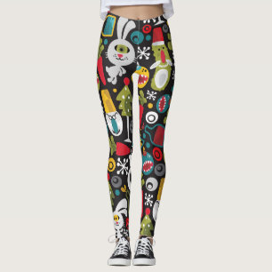 Ful jul och gott nytt år leggings