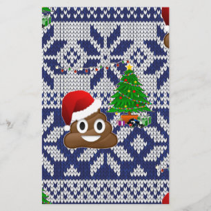 ful jul sweater poop emoji brevpapper
