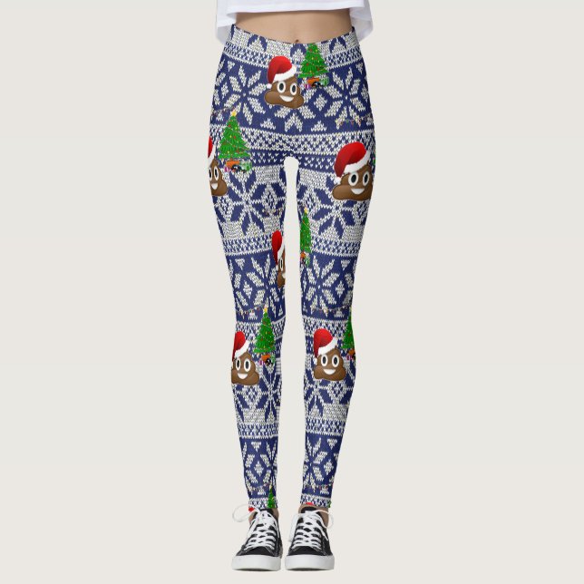 ful jul sweater poop emoji leggings (Framsida)