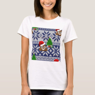 ful jul sweater poop emoji tee
