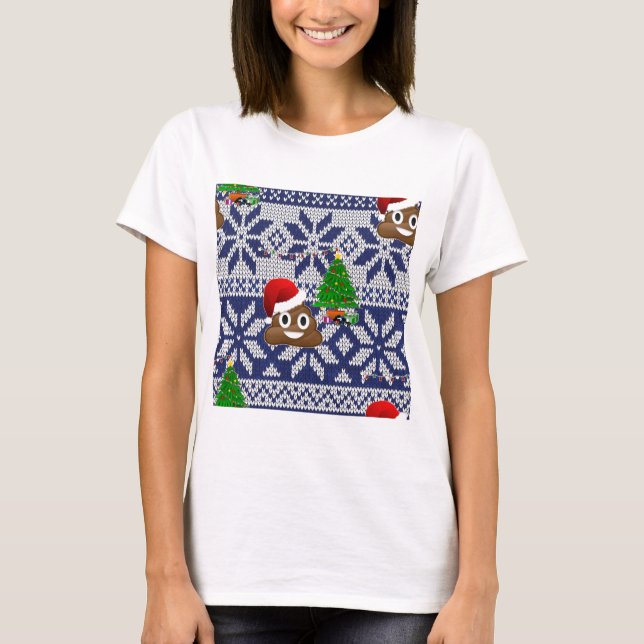 ful jul sweater poop emoji tee (Framsida)