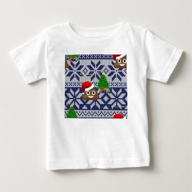 ful jul sweater poop emoji tröja (Framsida)