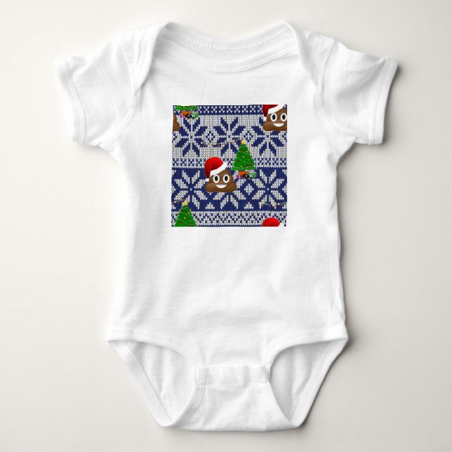ful jul sweater poop emoji tröja (Framsida)