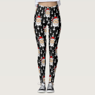 ful julafton onde jultomten leggings