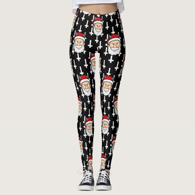 ful julafton onde jultomten leggings (Framsida)