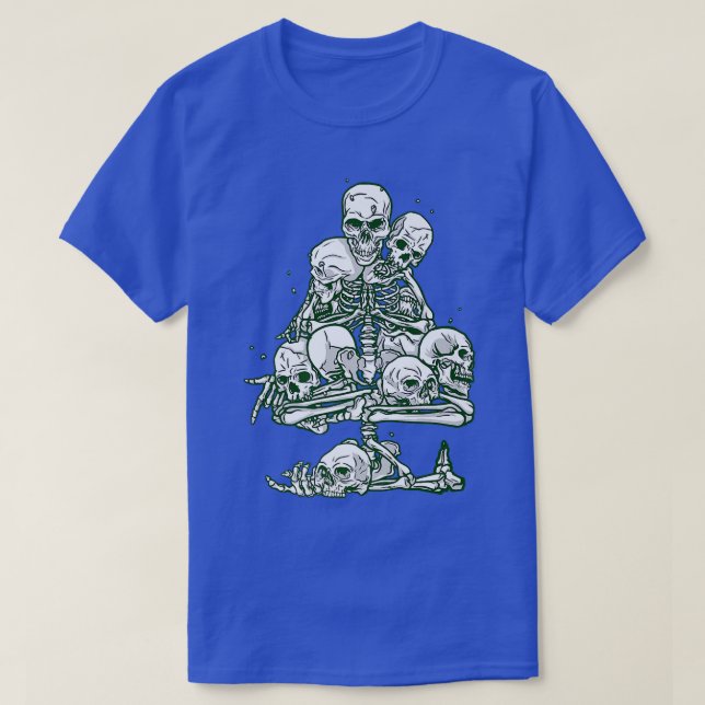 ful julgran skeleton gothmas  t shirt (Design framsida)