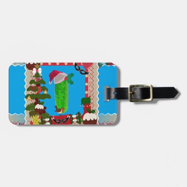 ful julklapp bagagebricka (Horisontell Framsida)