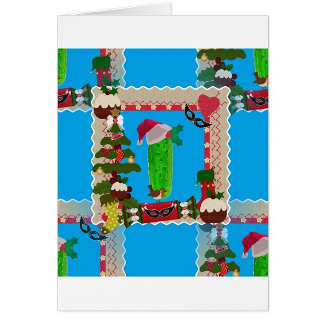 ful julklapp hälsningskort (Framsidan)