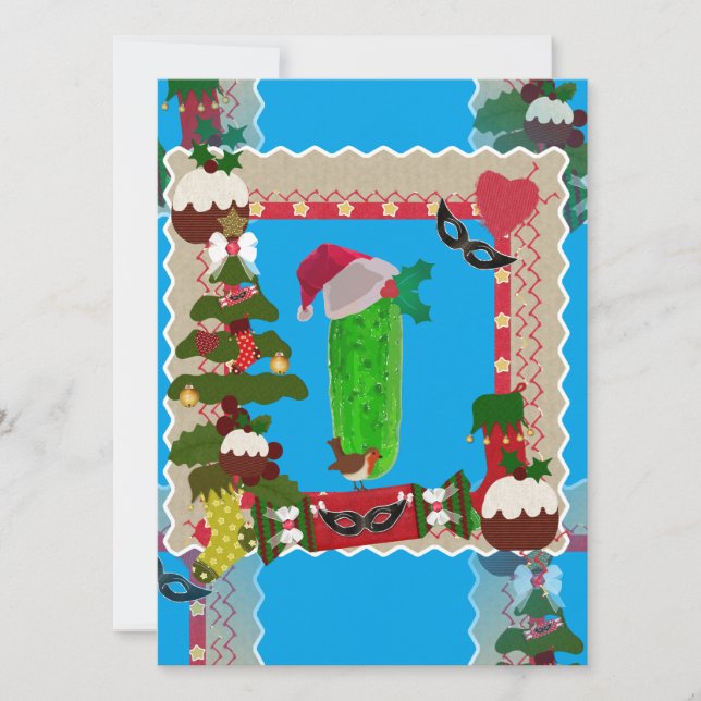 ful julklapp julkort (Framsida)