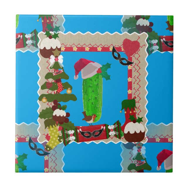 ful julklapp kakelplatta (Framsidan)