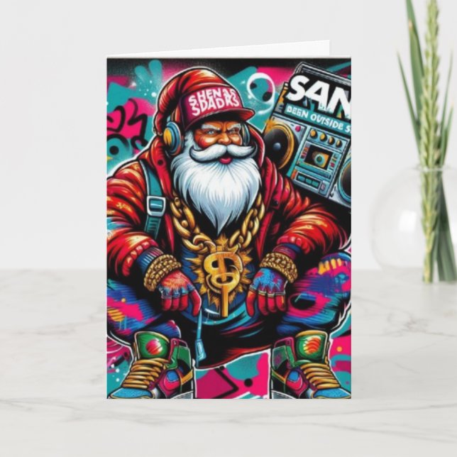 FUL JULKORT FRÅN EN RÄLIGT DÅLIG TOMTE KORT (Framsida)
