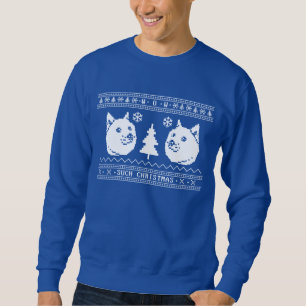 Ful jultröja för Doge Lång Ärmad Tröja