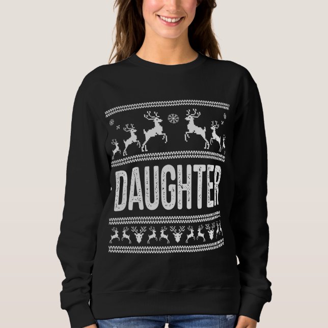 Ful jultröja för dotter tee shirt (Framsida)