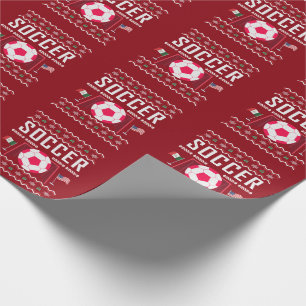 Ful jultröja för fotboll presentpapper