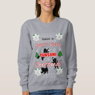 Ful jultröja för kattälskare! t shirt