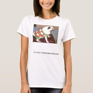 Ful jultröja för mops t shirt