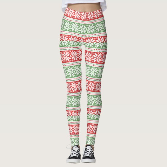 Ful jultröja leggings (Framsida)