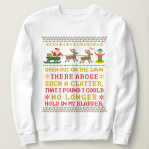 Ful jultröja roliga Twas natthumorn T-shirt