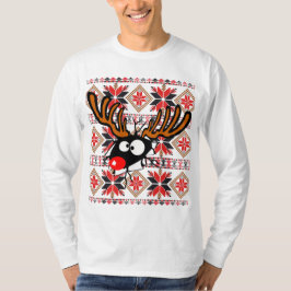 Ful jultröja som igenom slår sönder tee