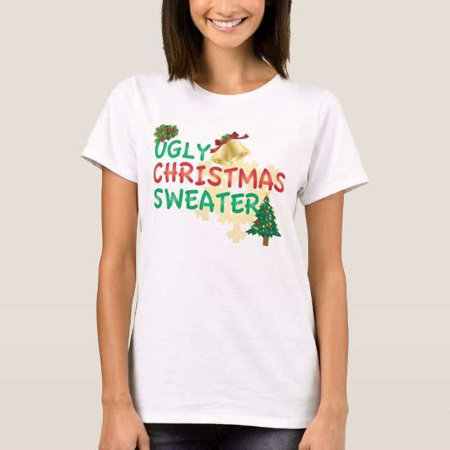 Ful jultröja tee shirt (Framsida)