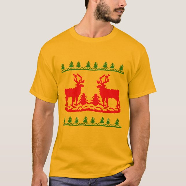 Ful jultröja tee shirt (Framsida)