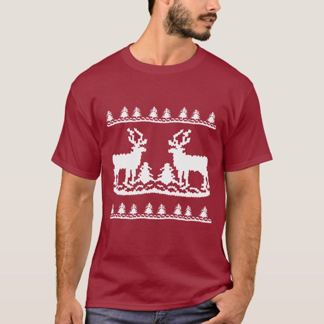 Ful jultröja - tee shirt (Framsida)