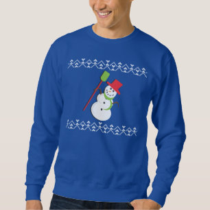 Ful jultröjasnögubbe sweatshirt