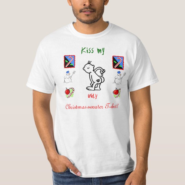 Ful jultröjautslagsplats t-shirt (Framsida)