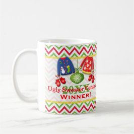 Ful mugg 2 för vinnare för jultröjatävling