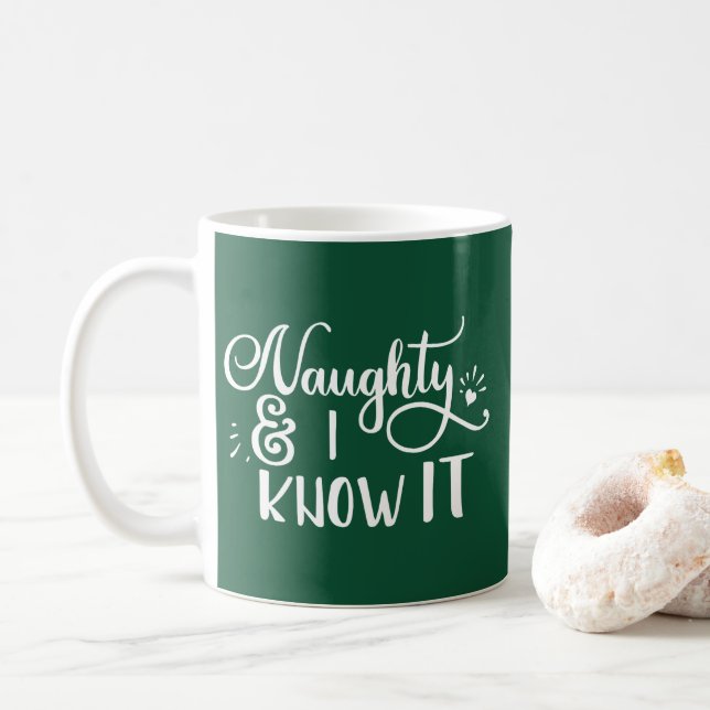 ful och jag vet det.. kaffemugg (Med munk)