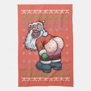 Ful Santa måne Kökshandduk