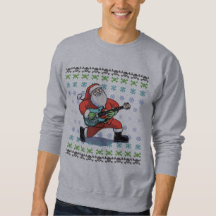 Ful Santa sten Lång Ärmad Tröja