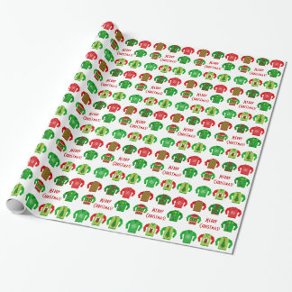Ful sjal för jultröjagåva presentpapper